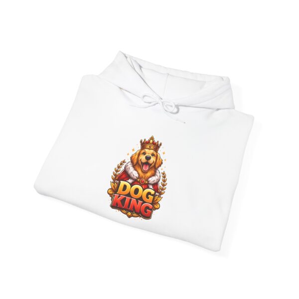 10341267712150474220_2048.jpeg Dog King Hoodie — Regal Dog Graphic Pullover for Pet Lovers
