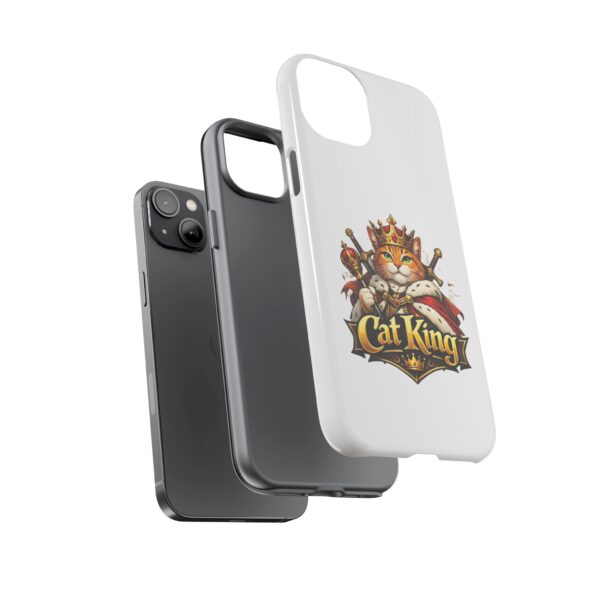 10514095807460659880_2048.jpeg Cat King Phone Case — Regal Cat Protective Cover ("Cat King" Design)