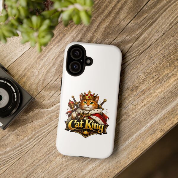 1067790396681844737_2048.jpeg Cat King Phone Case — Regal Cat Protective Cover ("Cat King" Design)