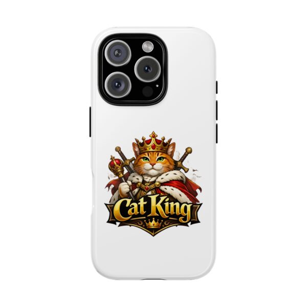 10992903209146435847_2048.jpeg Cat King Phone Case — Regal Cat Protective Cover ("Cat King" Design)