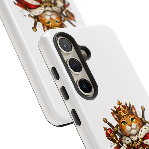 11021452163395530915_2048.jpeg Cat King Phone Case — Regal Cat Protective Cover ("Cat King" Design)