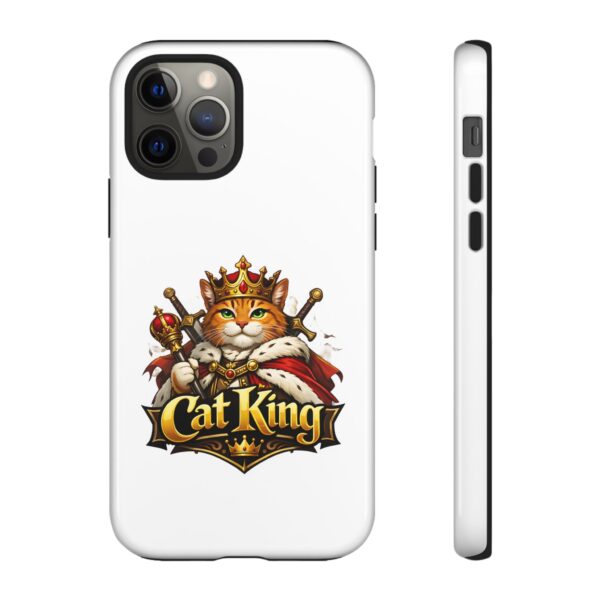 12205630210411805369_2048.jpeg Cat King Phone Case — Regal Cat Protective Cover ("Cat King" Design)