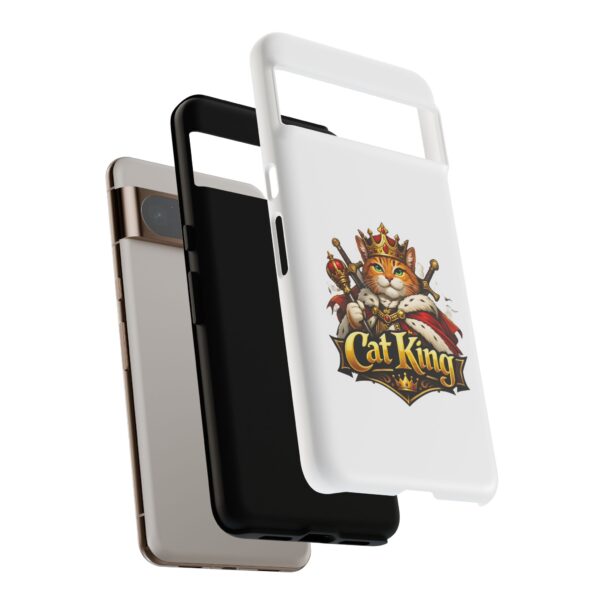 12750408399649475217_2048.jpeg Cat King Phone Case — Regal Cat Protective Cover ("Cat King" Design)