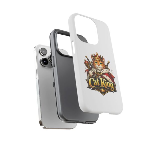 13033820001544457287_2048.jpeg Cat King Phone Case — Regal Cat Protective Cover ("Cat King" Design)
