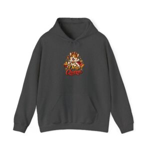 13112404637665517553_2048.jpeg Hoodie — "Dog Queen" Cute Crowned Pup Graphic Hoodie for Dog Lovers