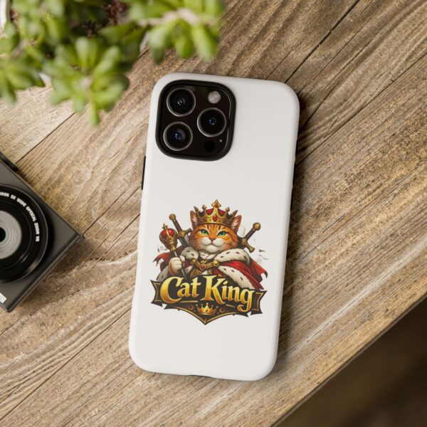 13615391026878285003_2048.jpeg Cat King Phone Case — Regal Cat Protective Cover ("Cat King" Design)