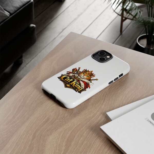 13650036368409918027_2048.jpeg Cat King Phone Case — Regal Cat Protective Cover ("Cat King" Design)