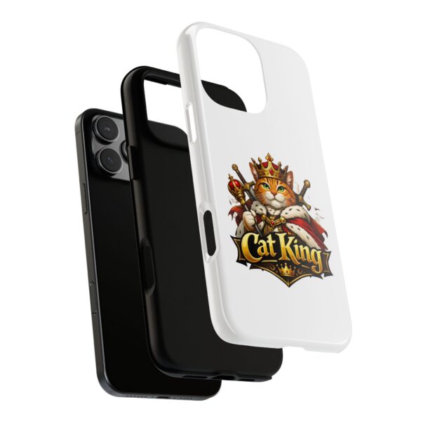 13741007138724209952_2048.jpeg Cat King Phone Case — Regal Cat Protective Cover ("Cat King" Design)