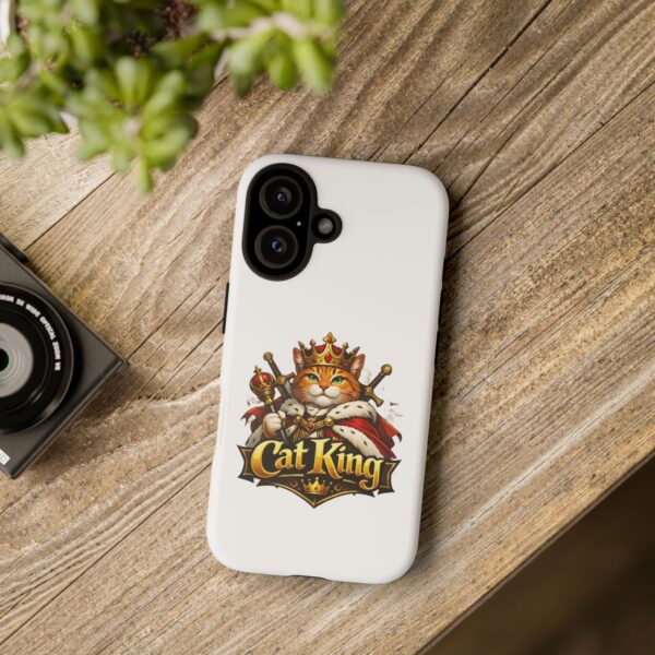 13944720994878488581_2048.jpeg Cat King Phone Case — Regal Cat Protective Cover ("Cat King" Design)