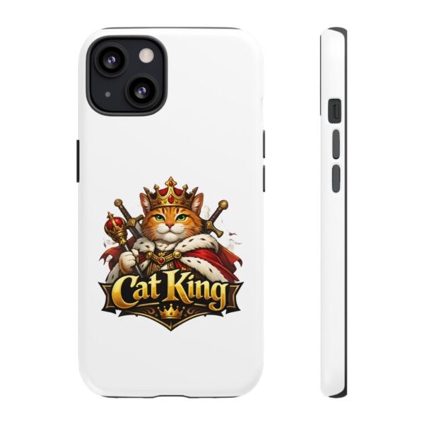 14156974434414279940_2048.jpeg Cat King Phone Case — Regal Cat Protective Cover ("Cat King" Design)