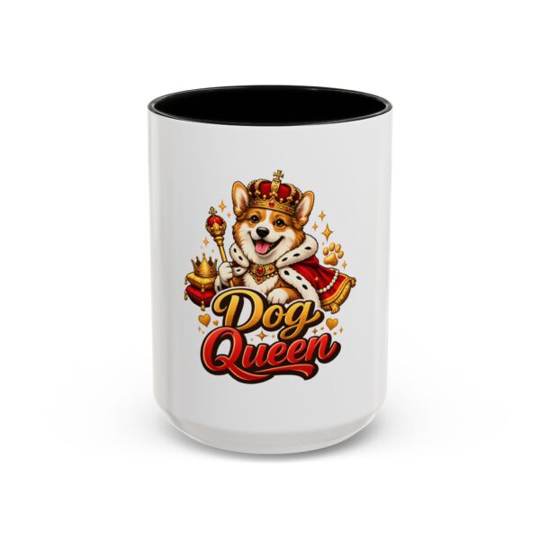 15094211410215682736_2048.jpeg Dog Queen Coffee Mug — Crowned Corgi Gift for Dog Lovers (11oz/15oz)