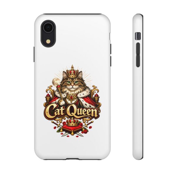 15235728435811616071_2048.jpeg Cat Queen Phone Case — Regal Cat Lover Protective Tough Case