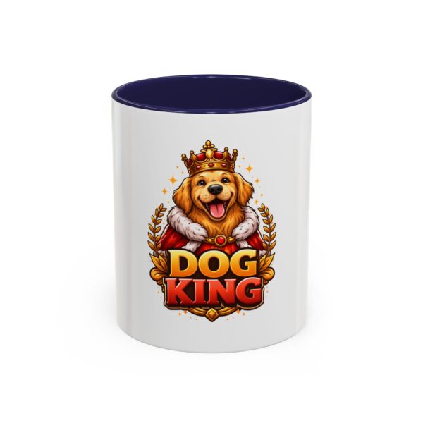 15440101993507398815_2048.jpeg Dog King Coffee Mug — Crowned Golden Retriever Design (11/15 oz)
