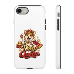 15745101185583350068_2048.jpeg Phone Case — "Dog Queen" Corgi Crown Protective Tough Case