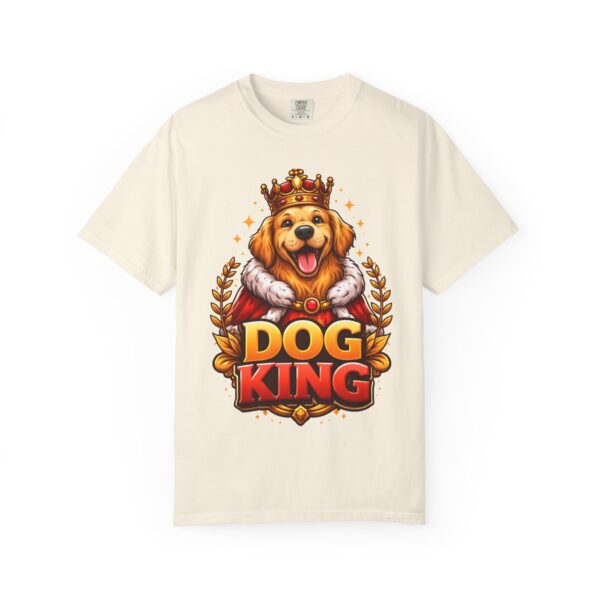 16354885703324637429_2048.jpeg Dog King T‑Shirt — Golden Retriever Crowned Graphic Tee
