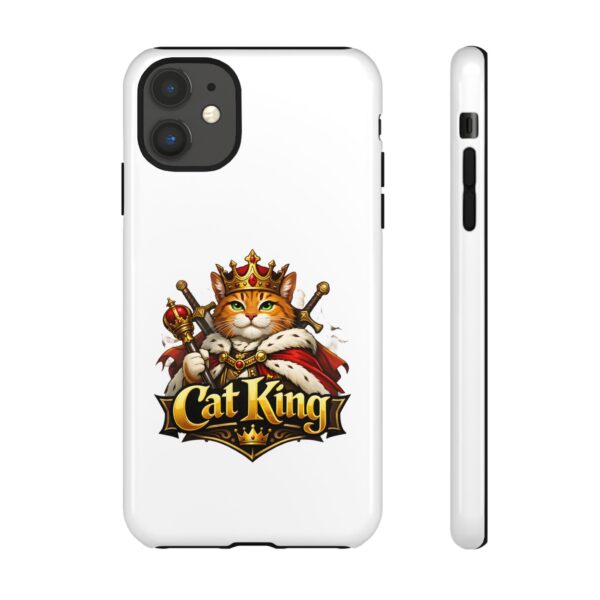 16866254894288127181_2048.jpeg Cat King Phone Case — Regal Cat Protective Cover ("Cat King" Design)
