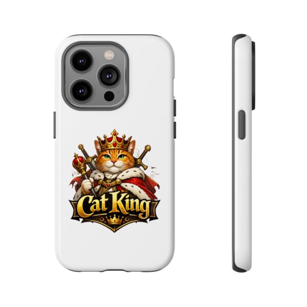 17090931146400204412_2048.jpeg Cat King Phone Case — Regal Cat Protective Cover ("Cat King" Design)