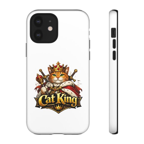 17139002229586166987_2048.jpeg Cat King Phone Case — Regal Cat Protective Cover ("Cat King" Design)