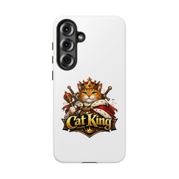 17698392885313609431_2048.jpeg Cat King Phone Case — Regal Cat Protective Cover ("Cat King" Design)