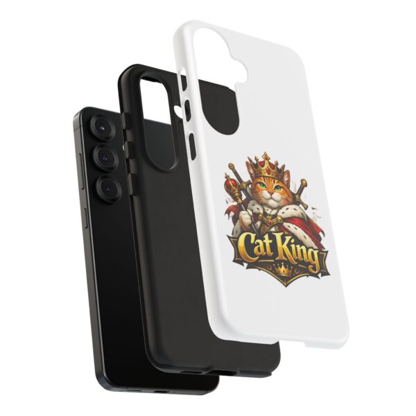 18019427640152418680_2048.jpeg Cat King Phone Case — Regal Cat Protective Cover ("Cat King" Design)