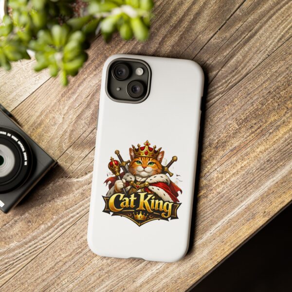 2010203603550771830_2048.jpeg Cat King Phone Case — Regal Cat Protective Cover ("Cat King" Design)