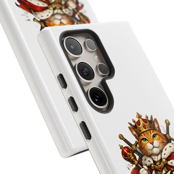 2079612842059387037_2048.jpeg Cat King Phone Case — Regal Cat Protective Cover ("Cat King" Design)