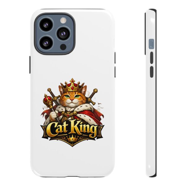 2169344187194638390_2048.jpeg Cat King Phone Case — Regal Cat Protective Cover ("Cat King" Design)
