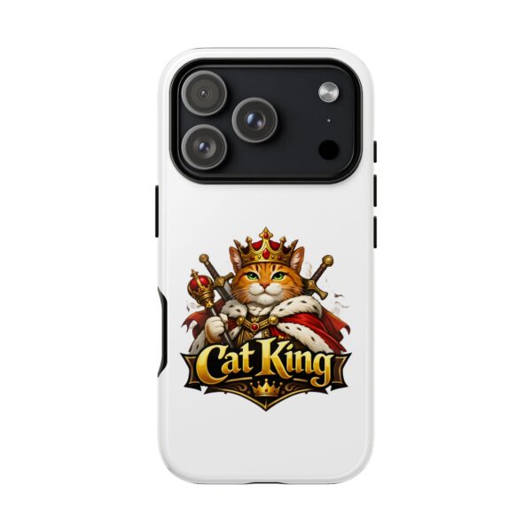 2726369858060217397_2048.jpeg Cat King Phone Case — Regal Cat Protective Cover ("Cat King" Design)