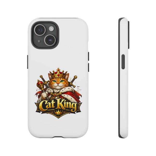 2929968265207100872_2048.jpeg Cat King Phone Case — Regal Cat Protective Cover ("Cat King" Design)