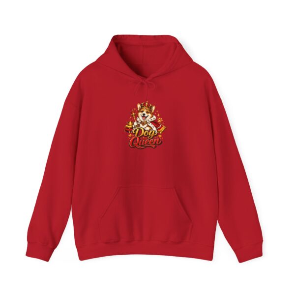 3095931171033431893_2048.jpeg Hoodie — "Dog Queen" Cute Crowned Pup Graphic Hoodie for Dog Lovers