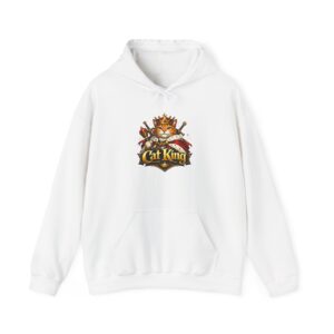 3116585768890953792_2048.jpeg Cat King Hoodie - Royal Cat Crown Graphic Sweatshirt