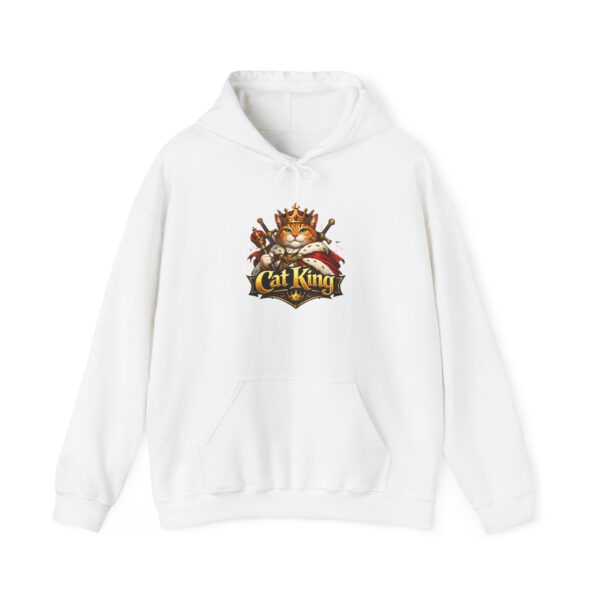 3116585768890953792_2048.jpeg Cat King Hoodie - Royal Cat Crown Graphic Sweatshirt