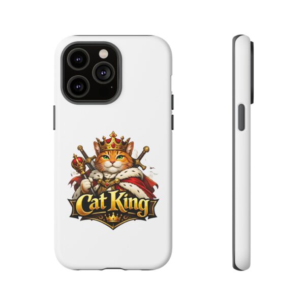 3182444750618459242_2048.jpeg Cat King Phone Case — Regal Cat Protective Cover ("Cat King" Design)