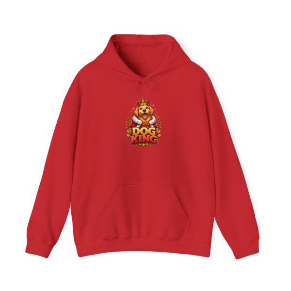 3361325011538620204_2048.jpeg Dog King Hoodie — Regal Dog Graphic Pullover for Pet Lovers