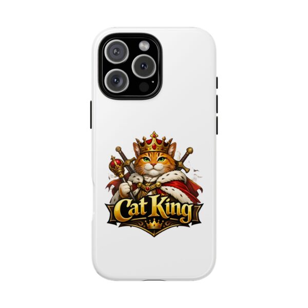 3547358496532061602_2048.jpeg Cat King Phone Case — Regal Cat Protective Cover ("Cat King" Design)