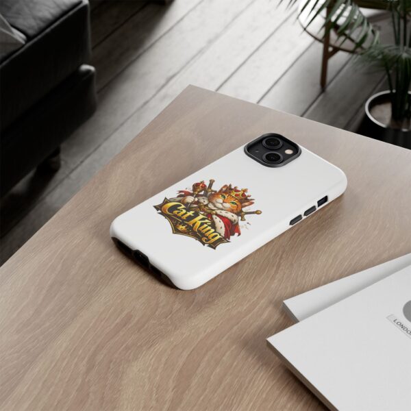 3637844086261423134_2048.jpeg Cat King Phone Case — Regal Cat Protective Cover ("Cat King" Design)
