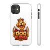 Dog King Phone Case – Cute Golden Retriever Crowned Design