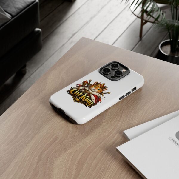 3898042849271385594_2048.jpeg Cat King Phone Case — Regal Cat Protective Cover ("Cat King" Design)