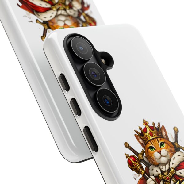 4153465620826426360_2048.jpeg Cat King Phone Case — Regal Cat Protective Cover ("Cat King" Design)