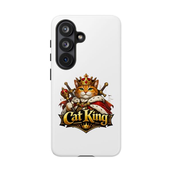 4280900565828687923_2048.jpeg Cat King Phone Case — Regal Cat Protective Cover ("Cat King" Design)