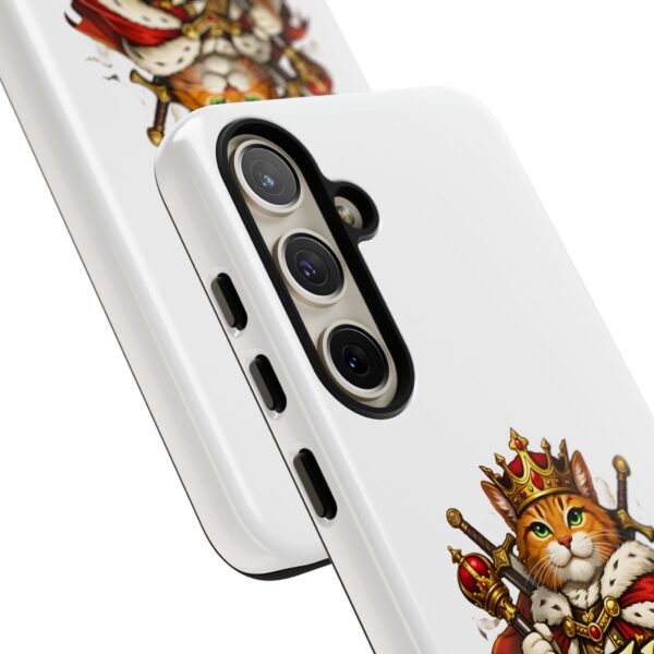 4512595836527567428_2048.jpeg Cat King Phone Case — Regal Cat Protective Cover ("Cat King" Design)