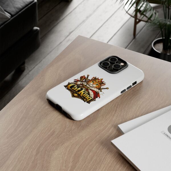 4842195324122781290_2048.jpeg Cat King Phone Case — Regal Cat Protective Cover ("Cat King" Design)