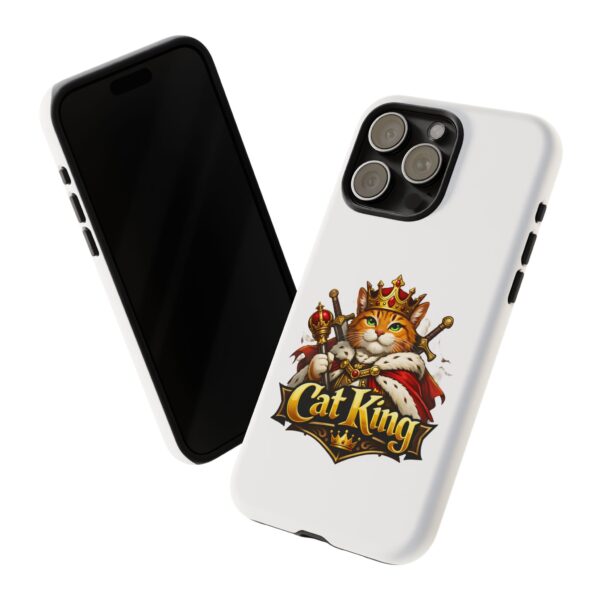 5476573676774343896_2048.jpeg Cat King Phone Case — Regal Cat Protective Cover ("Cat King" Design)