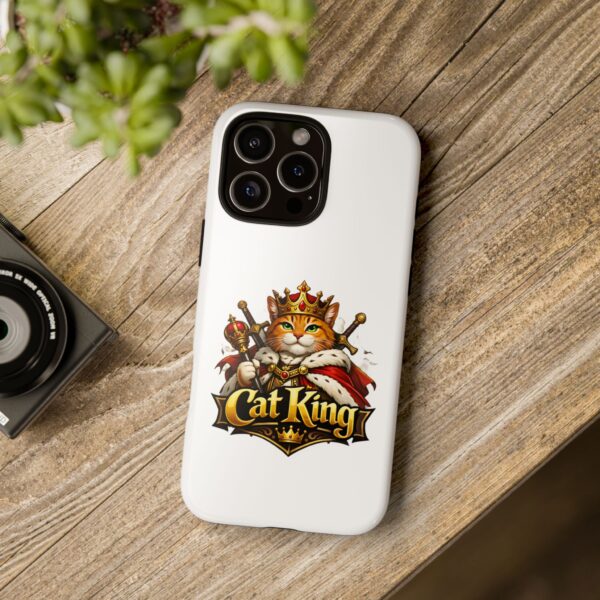 571412639910659606_2048.jpeg Cat King Phone Case — Regal Cat Protective Cover ("Cat King" Design)