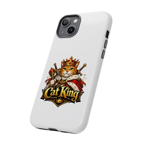 5780234971141998698_2048.jpeg Cat King Phone Case — Regal Cat Protective Cover ("Cat King" Design)