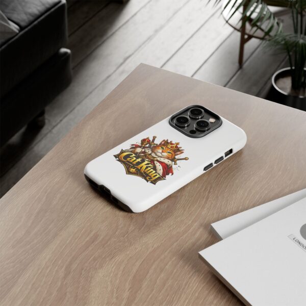 5831294965749709755_2048.jpeg Cat King Phone Case — Regal Cat Protective Cover ("Cat King" Design)