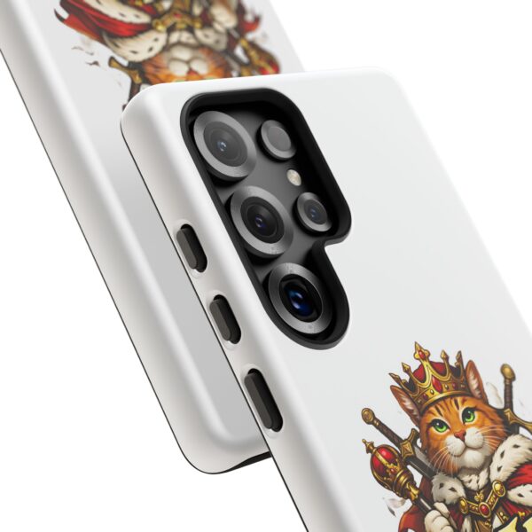 5938946648749025905_2048.jpeg Cat King Phone Case — Regal Cat Protective Cover ("Cat King" Design)