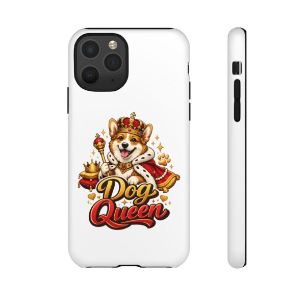6186017667273752463_2048.jpeg Phone Case — "Dog Queen" Corgi Crown Protective Tough Case