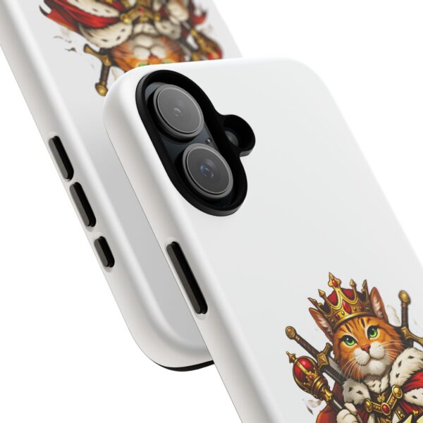 6338003538648310213_2048.jpeg Cat King Phone Case — Regal Cat Protective Cover ("Cat King" Design)