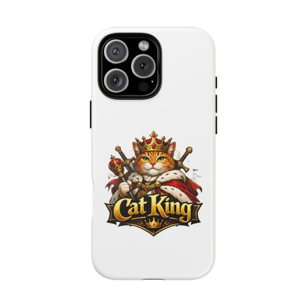 654582198142433923_2048.jpeg Cat King Phone Case — Regal Cat Protective Cover ("Cat King" Design)